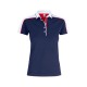 Polo Mujer 100% Alg. Marino Oscuro