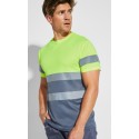 Camiseta Técnica Alta Visibilidad. 100% poliéster, 130 g/m²