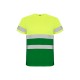CAMISETA TÉCNICA A.V Verde / Amarillo Flúor