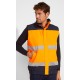 Parka Bicolor Alta Visibilidad Mangas Desmontables