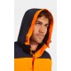 Parka Bicolor Alta Visibilidad Mangas Desmontables
