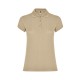Polo 100% alg. mujer Arena