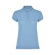 Polo 100% alg. mujer Celeste