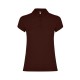 Polo 100% alg. mujer Chocolate