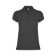 Polo 100% alg. mujer Plomo Oscuro