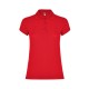 Polo 100% alg. mujer Rojo