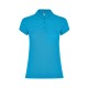 Polo 100% alg. mujer Turquesa