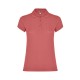 Polo 100% alg. mujer Rojo Crisantemo