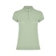 Polo 100% alg. mujer Verde Mist