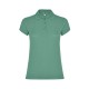 Polo 100% alg. mujer Menta Oscuro