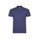 Polo Hombre 100% Alg. Azul Denim