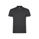 Polo Hombre 100% Alg. Plomo Oscuro