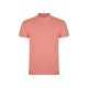 Polo Hombre 100% Alg. Naranja Clay