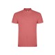 Polo Hombre 100% Alg. Rojo Crisantemo