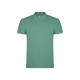 Polo Hombre 100% Alg. Menta Oscuro