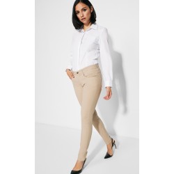 Pantalón Elástico Chino Mujer 97% Algodón - 3% Elastano. 260grs/m2