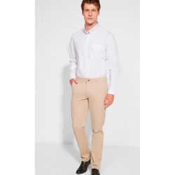 Pantalón Elástico sin pinzas Hombre 95% Algodón - 5% Elastano. 260grs/m2