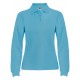 Polo 100% alg. mujer Celeste