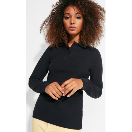 Polo 100% alg. mujer Negro