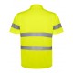 Polo Manga Corta Alta Visibilidad. 100% poliéster piqué, 170 g/m²