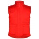 Chaleco Multibolsillos Rojo
