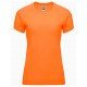 Camiseta Técnica Naranja Flúor