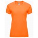 Camiseta Técnica Naranja Flúor