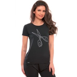 Camiseta Negra Manga Corta