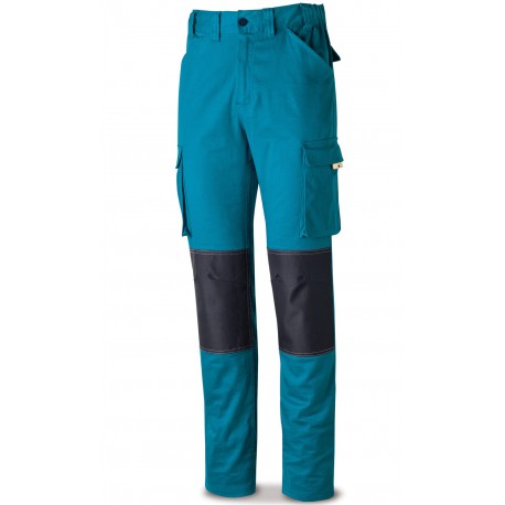 Pant. Stretch rodilla refor. Azul Eléctrico