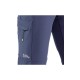 Pantalón  multibolsillos, 93% poliéster / 7% elastano de tejido cortavientos y forro  micropolar