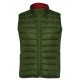 Chaleco mujer tacto pluma. Verde Militar