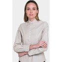 Blusa manga ajustable. 55% Algodón / 45% Poliéster
