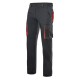 Pantalón Multibolsillos Negro/Rojo