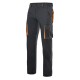 Pantalón Multibolsillos Negro/Naranja
