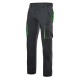 Pantalón Multibolsillos Negro/Verde Lima