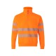 Sudadera Alta Visibilidad Cinta Segmentada. 100% pol. 300gr/m2