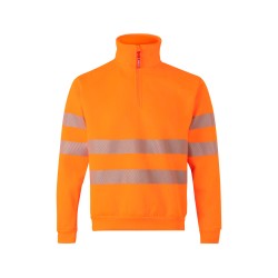 Sudadera Alta Visibilidad Cinta Segmentada. 100% pol. 300gr/m2