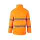 Parka Alta Visibilidad. 100% Pol. recubrimiento de PU