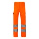 Pantalón Multibolsillos Alta Visibilidad. Sarga Pol. 240gr/m2