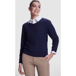 Jersey Mujer Cuello Pico. 50% viscosa / 28% poliéster / 22% poliamida