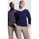 Jersey Mujer Cuello Pico. 50% viscosa / 28% poliéster / 22% poliamida