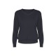 Jersey Mujer Cuello Pico. Ebano