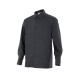 Camisa Popelin Un Bolsillo. Tejido plana. 65% Pol - 35% Alg