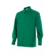Camisa Popelin Un Bolsillo. Tejido plana. 65% Pol - 35% Alg