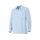 Camisa Popelin Un Bolsillo. Tejido plana. 65% Pol - 35% Alg