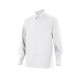Camisa Popelin Un Bolsillo. Tejido plana. 65% Pol - 35% Alg