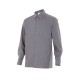 Camisa Popelin Un Bolsillo. Tejido plana. 65% Pol - 35% Alg