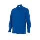 Camisa Popelin Un Bolsillo. Tejido plana. 65% Pol - 35% Alg