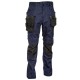 Pantalón Elást. Multib. Azul Marino/Negro