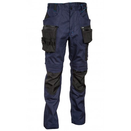 Pantalón Elást. Multib. Azul Marino/Negro